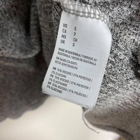 Aerie Ribbed Long Sleeve Turtleneck Dolman Sleeves Slouchy Boxy Womens Small - Picture 3 of 6